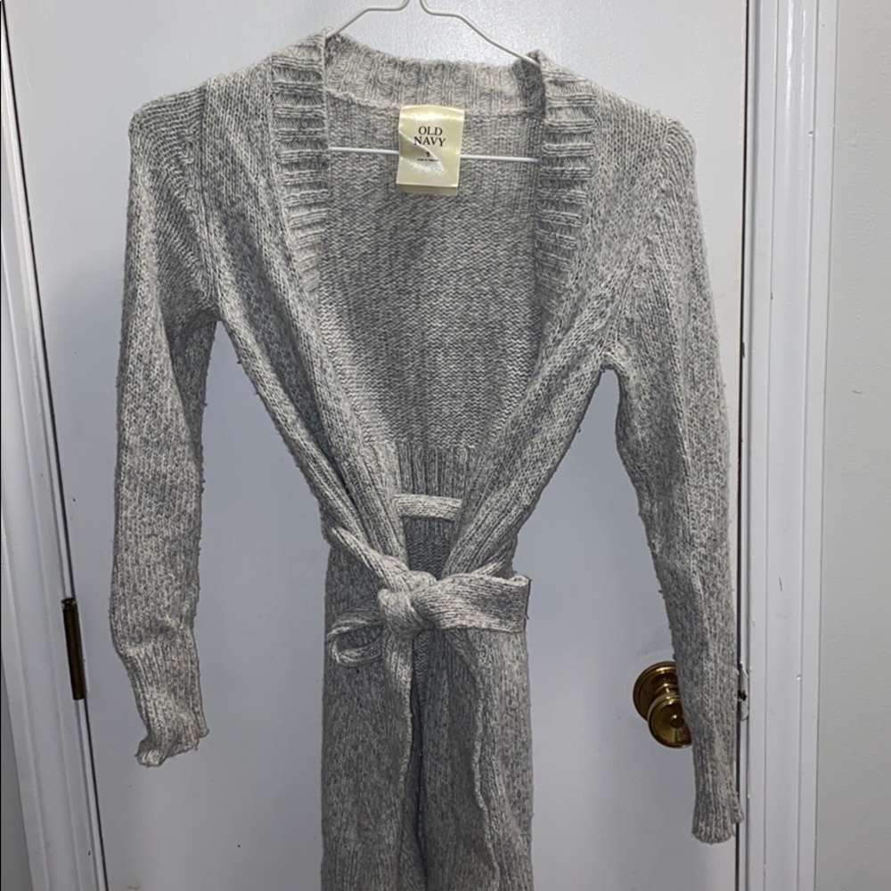Old Navy Tie Cardigan